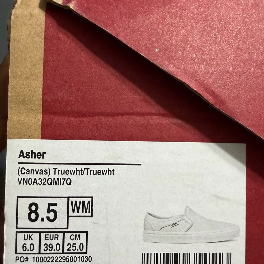 Vans True White Canvas Slip-On Sneakers - Picture 5 of 5